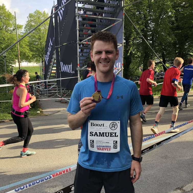 Running the Gothenburg half marathon